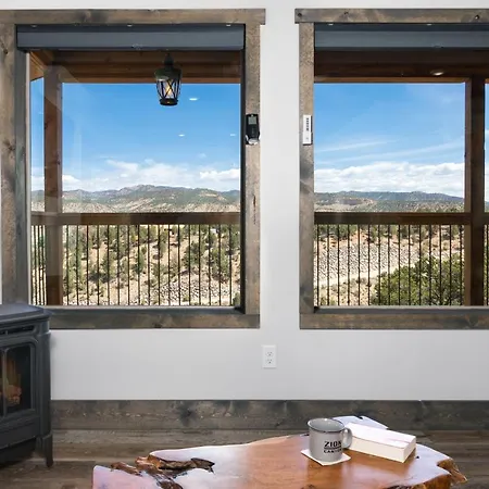 Overlook Cabin. Romantic Views Fire Pit/Hot Tub & Zion Adventure Orderville Exterior photo